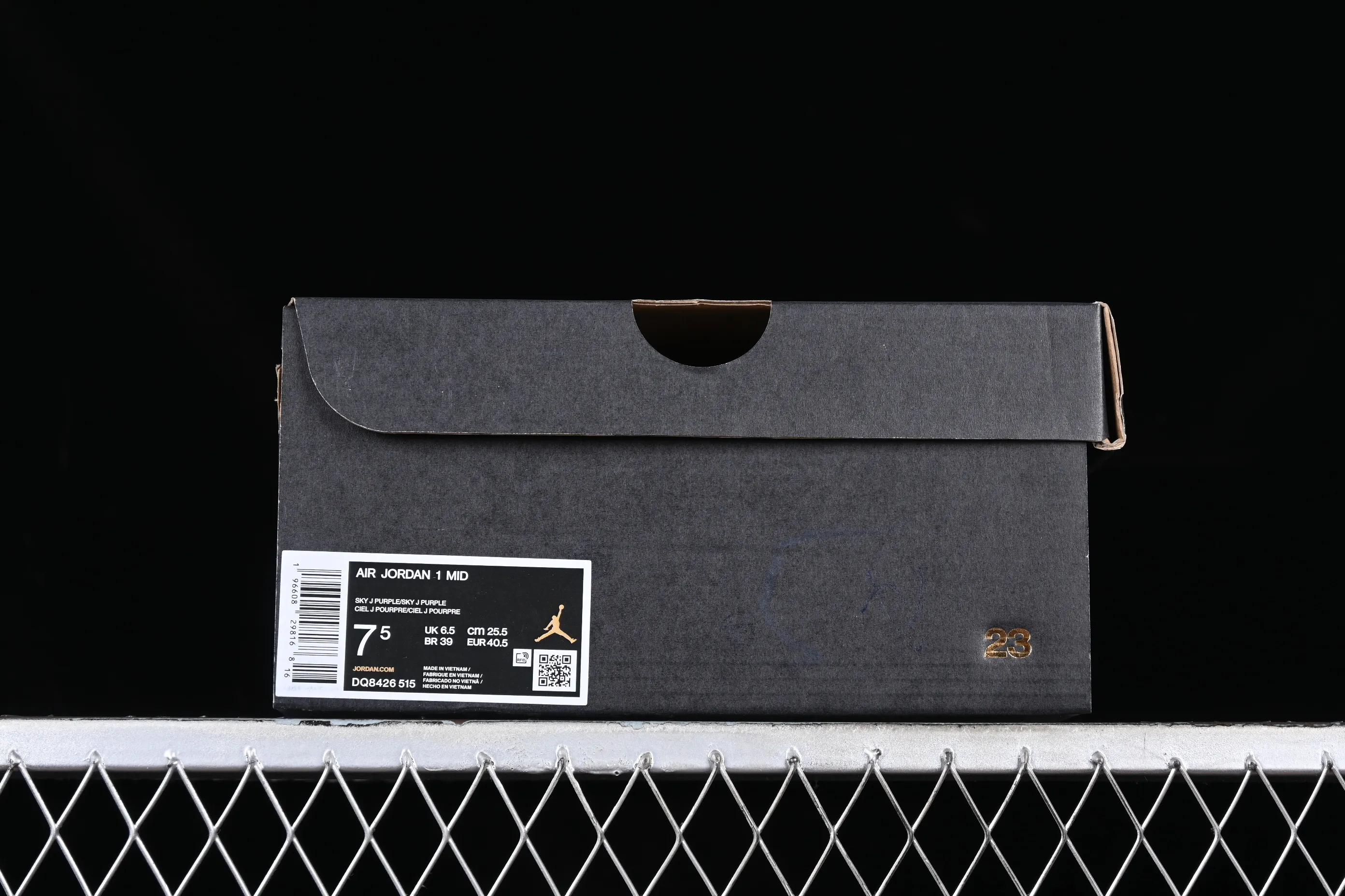 All categories Air Jordan Jordan series basketball shoes Air Jordan 1 Mid Air Jordan 1 Mid AJ1 Joe 1 white and purple mid-top cultural and casual sneakers DQ8426-515